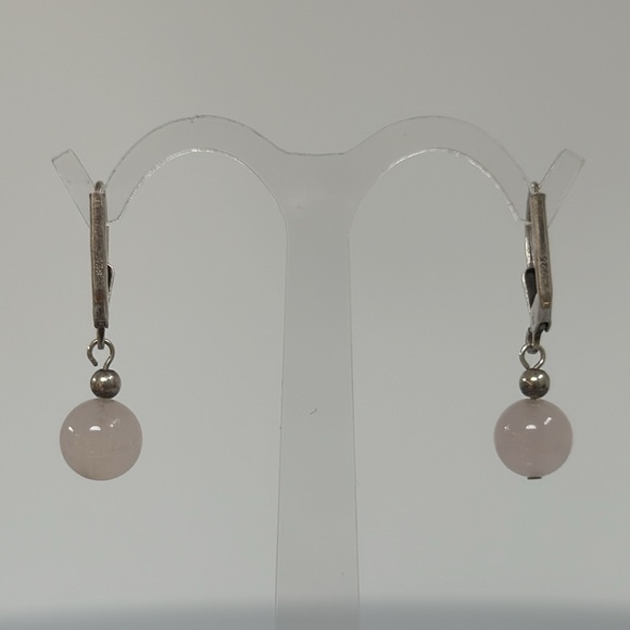 925 Jade earrings - Picture 6 of 7